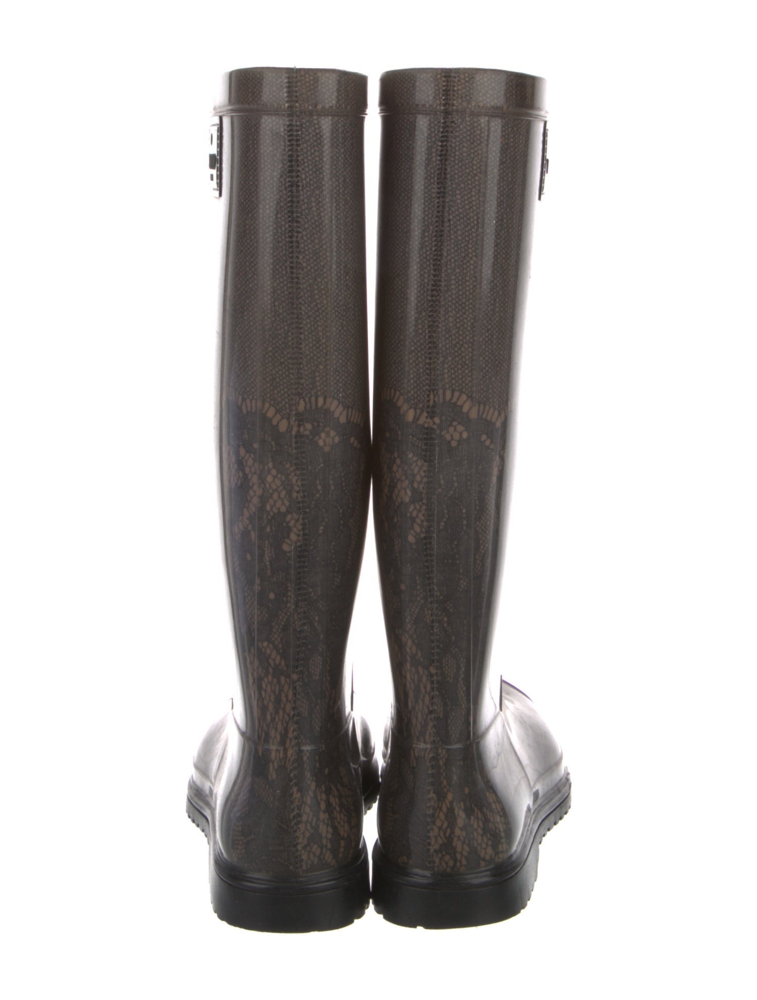 Valentino Rubber Printed Rain Boots